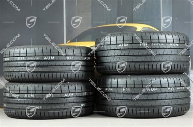 20" Turbo IV koła letnie komplet, felgi 8,5J x 20 ET57 + 10,5J x 20 ET47 + NOWE opony letnie Pirelli 235/35 ZR20 + 265/35 ZR20, z czujnikami ciśnienia