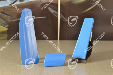 Pedal cap foot support set, Aluminium, PDK transmission