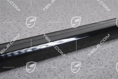 Listwa ozdobna, pakiet aluminium, czarna, tylna, dolna, L