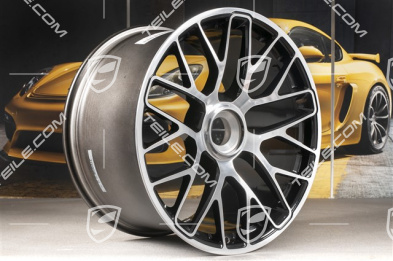 20" Turbo S Felge, Zentralverschluss, 11,5J x 20 ET56, in Schwarz