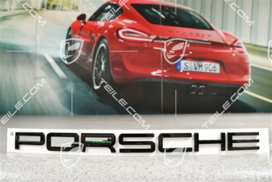 Napis "PORSCHE" czarny wysoki połysk