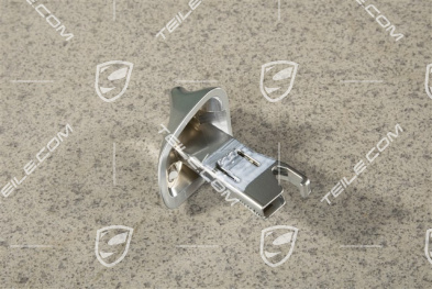 Betaetigungsknopf / Kippgriff für die Rückenlehne, Galvanosilber, L
