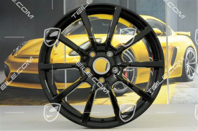 20" Felga Carrera Classic II, 8,5J x 20 ET51, czarny wysoki połysk
