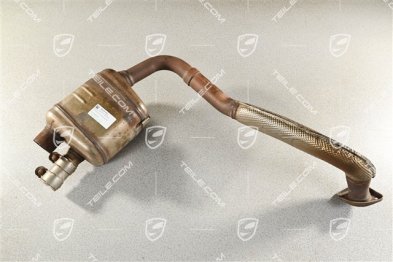 Sport exhaust muffler, L
