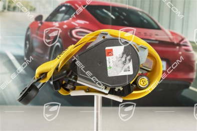 Seat belt, Racing Yellow, L=R