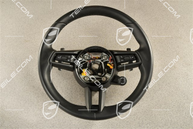 PDK, Multifunktionslenkrad, Leder Schwarz / Sport Chrono Paket Plus