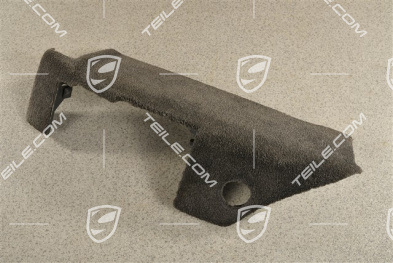 Verkleidung, Sitzgestell, Perlvelour, Schwarz, R
