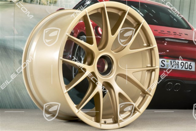 GT2RS / GT3RS Magnesium Felge, Zentralverschluss, 12,5J x 21 ET48, Aurum Metallic
