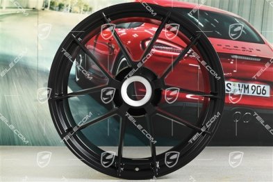 21-inch wheel rim "Carrera GTS", central lock, 11J x 21 ET82, black satin matt
