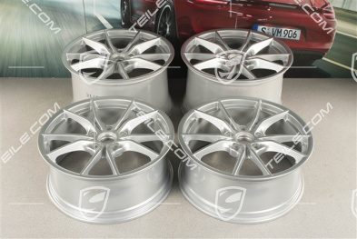 20-inch Carrera S (IV) wheel rim set, rims 8,5 J x 20 ET49 + 11,5 J x 20 ET76, for summer tyres