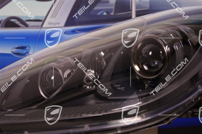 Xenon Head lamp, black, LHD (UK-version), L