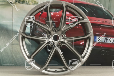 21-inch GT Design, alloy wheels set, 9,5J x 21 ET27 + 10J x 21 ET19, Platinum satin-matt