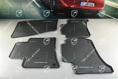 Fussmatte Gummi Satz, Klimaanlage/Klimatronic, schwarz