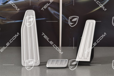 Pedal cap foot support set, Aluminium, PDK transmission