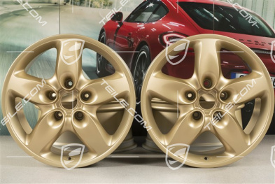 18" Felgensatz Cayenne Turbo, Aurum Seidenmatt