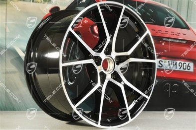 20" felga Cayenne S, 10,5J x 20 ET64, czarny wysoki połysk