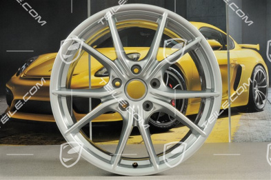 20-inch wheel rim set Carrera S IV, 8,5J x 20 ET49 + 11J x 20 ET56, for winter wheels, C4/C4S/GTS, Brilliant chrome finish