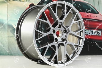 20+21" RS Spyder Felgensatz, 8,5J x20 ET50 + 11,5J x 21 ET79, Darksilver