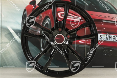 19" felga Boxster S III, 8J x 19 ET57, czarnay wysoki połysk