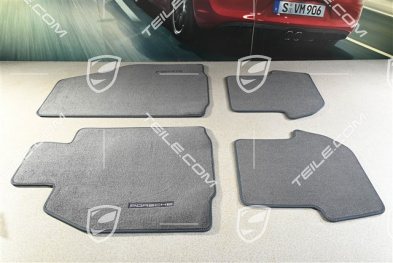 Fussmatte Satz, 4-Teilig, ohne BOSE-Soundsystem, Seeblau