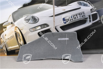 Fußmatten-Set, 4-teilig (997), für 911 Cabriolet/Targa Modelle mit BOSE Sound-System, steingrau