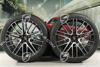 21" Turbo Design summer wheel set, wheel rims 9,5J x 21 ET27 + 10J x 21 ET19 + Michelin summer tyres 265/40 R21 + 295/35 R21, with TPM