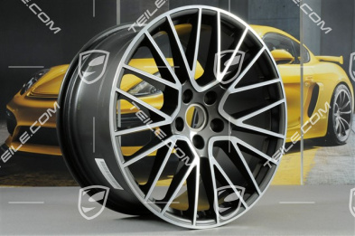 21-inch wheel rim set Cayenne RS Spyder, 11J x 21 ET58 + 9,5J x 21 ET46