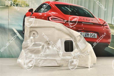 Hybrid, Heat shield, rear, L