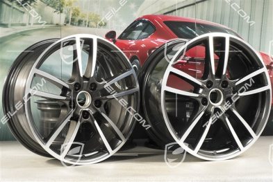 20" komplet felg Cayenne Sport, 10,5J x 20 ET64 + 9J x 20 ET50,