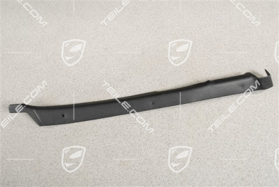 Fond-Schluesselleiste Seitenwandverkleidungsleiste, Kunstleder, Schwarz, Coupe, L
