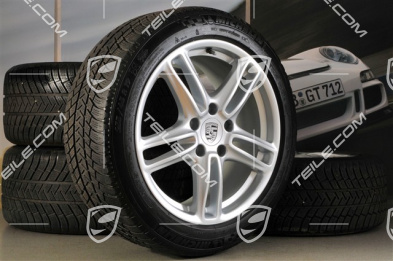 19-inch TURBO winter wheel set, wheels 9J x 19 ET 60 + 10J x 19 ET61 + Michelin winter tyres 255/45 R19+285/40 R19, TPMS sensors