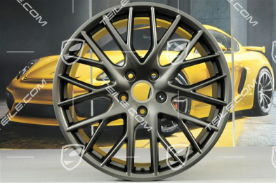 21-inch wheel rim set Panamera Sport Design, 9,5J x 21 ET71 + 10,5J x 21 ET71, Platinum satin-matte / WINTER