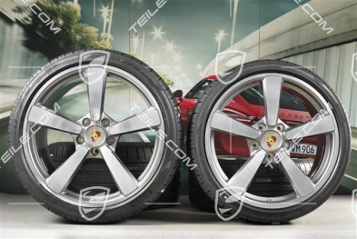 20"+21" Exclusive Design Sommerräder Satz, Felgen 8,5J x 20 ET50 + 11,5J x 21 ET67 + Goodyear Sommerreifen 245/35 R20 + 305/30 R21, mit RDK-Sensoren