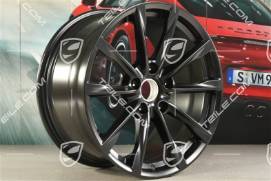 19-inch wheel rim Boxster S, 10J x 19 ET45 , black satin matt
