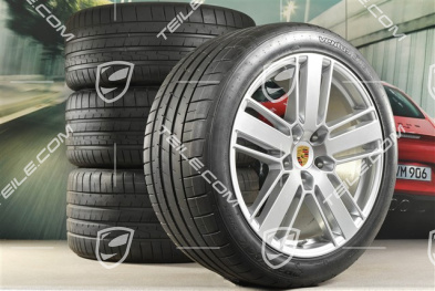 20" Panamera Design 2 Sommerräder, Felgen 9,5J x 20 ET71 + 11,5J x 20 ET68 + Hankook Sommerreifen 275/40 ZR20 + 315/35 ZR20, mit RDK-Sensoren