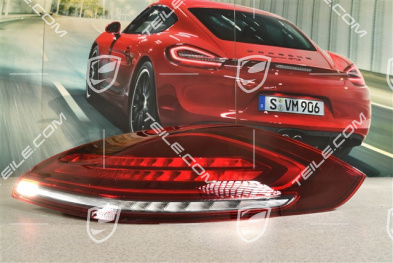 Rear light, darkened / smoked, facelift, RHD, R