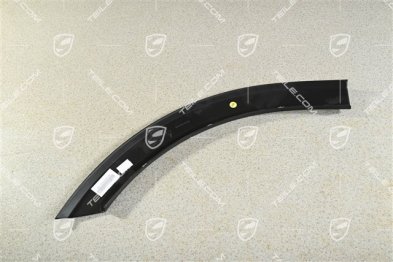 Wide wheel arch cover / flared wheel arches, rear, Black matte, L
