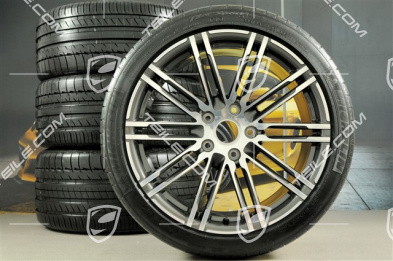 20" Turbo III Komplet kól letnich, Felgi 9,5J x 20 ET65 + 11J x 20 ET68 + opony Michelin Pilot Super Sport 255/40 ZR20 + 295/35 ZR20, bez RDK
