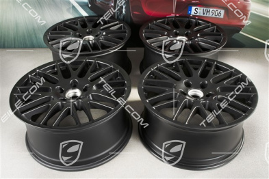 20" Komplet felg RS Spyder / GTS, 9,5J x 20 ET47, czarny satynowy półmat