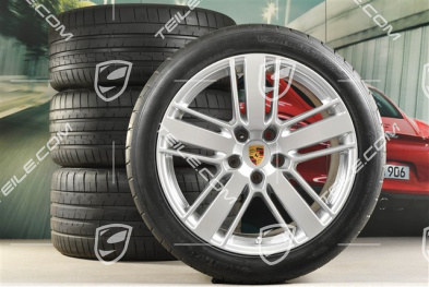 20" Panamera Design 2 Sommerräder, Felgen 9,5J x 20 ET71 + 11,5J x 20 ET68 + Hankook Sommerreifen 275/40 ZR20 + 315/35 ZR20, mit RDK-Sensoren