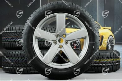19" "Sport Classic" koła zimowe komplet, felgi 8J x 19 ET21 + 9J x 19 ET21, NOWE opony zimowe Dunlop 235/55 R19 + 255/50 R19, z czujnikami ciśnienia RDK