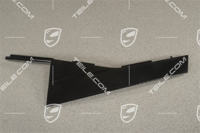 Hintertür C-Säule Außen Blende, Schwarz, L
