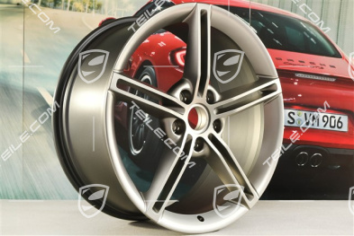 21" Felga Mission E Design, 9,5J x 21 ET60, Platinum satynowy półmat