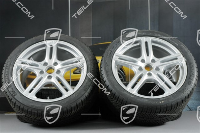 20" Winterräder Satz "Panamera Turbo", Felgen 9,5 J x 20 ET71 + 10,5 J x 20 ET71 + Michelin Pilot Alpin 4 Winterreifen 275/40 R20 + 315/35 R20