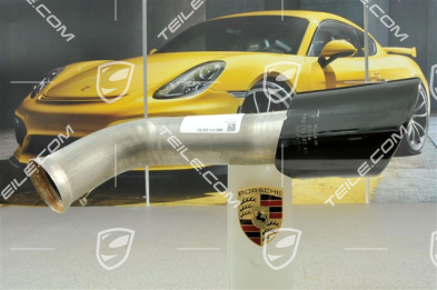 Tail pipe, outer, black, R