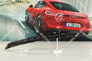 Sport Design / GTS, Blenda tylna, czarna z czarnym napisem PORSCHE
