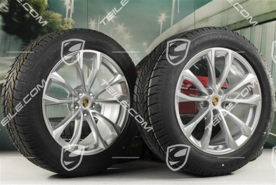 19-inch "Macan Design" winter wheels set, rims 8,5J x 19 ET21 + 9J x 19 ET21 + Dunlop SP Winter Sport 4D winter tyres 235/55 R19 + 255/50 R19, with TPMS