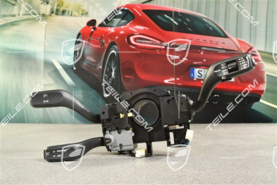 Steering column stalk switch, ACC / headlight cleaning system, with rear wiper / multifunction steering wheel