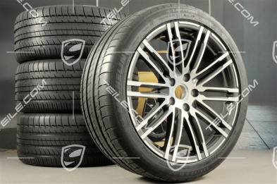 21" Komplet kół letnich Turbo III, felgi 10J x 21 ET50 + opony letnie Michelin  295/35 R21, bez czujników ciśnienia