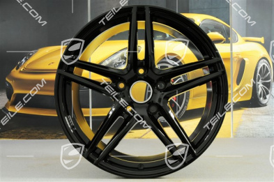 19" Felge Carrera VI, 11J x 19 ET77, in Schwarz (hochglanz)